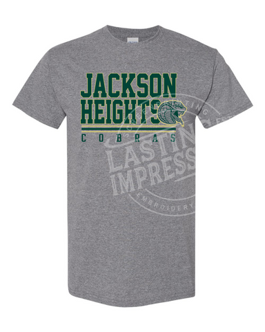 Jackson Heights Graphite Heather Adult T-Shirt