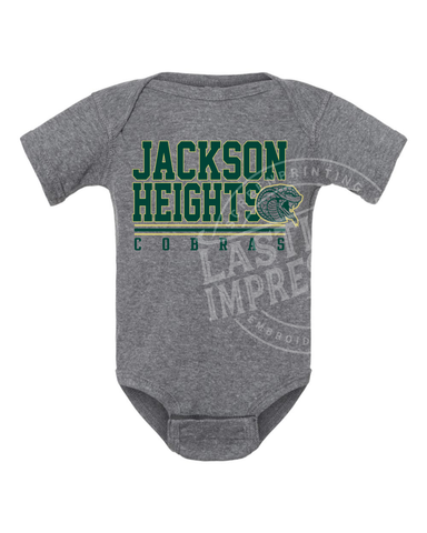Jackson Heights Grey Onesie
