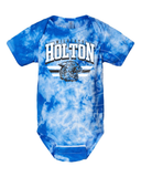 Holton Blue Tie Dye Onesie