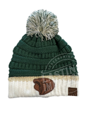 Jackson Heights Ribbed Knit Pom Beanie