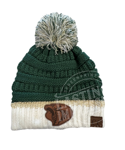 Jackson Heights Ribbed Knit Pom Beanie