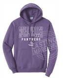 Royal Valley Heather Purple Hooded Sweatshirt