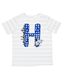 Holton Striped Pawprint Toddler Tee