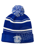 Holton Royal Stripe Pom Beanie