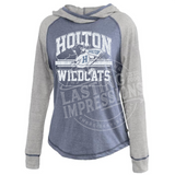 Holton Wildcat Girls' Long Sleeve Hooded Tee