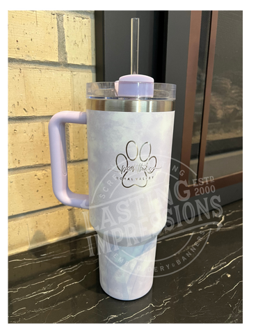 Royal Valley Engraved Tumbler - 40 oz