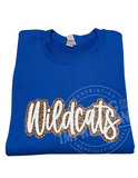 *PREORDER* Holton Wildcat Glitter Applique Crewneck Sweatshirt