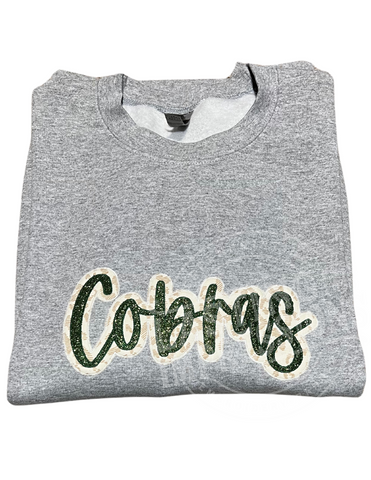 *PREORDER* Jackson Heights Glitter Applique Crewneck Sweatshirt